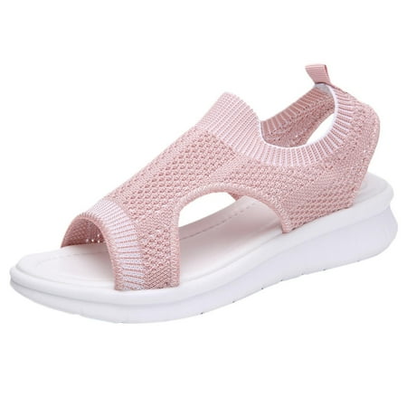 Summer Savings Clearance! 2023 TUOBARR Sandals for Womens Open Toe Breathable Comfort Hollow Out Casual Wedges Mesh Shoes Sandals Pink 4.5
Summer Savings Clearance! 2023 TUOBARR Sandals for Womens Open Toe Breathable Comfort Hollow Out Casual Wedges Mesh Shoes Sandals Pink 4.5
