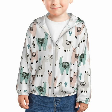 Sun Hoodie for Kids Cartoon Cute Funny Alpaca Cactus Long Sleeve Swim Fishing Shirts Sun Protection Zip Up Jacket Clothing Athletic Hoodie
Sun Hoodie for Kids Cartoon Cute Funny Alpaca Cactus Long Sleeve Swim Fishing Shirts Sun Protection Zip Up Jacket Clothing Athletic Hoodie