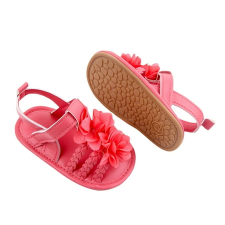 Beixinder Infant Baby Girls Sandals Soft Sole Woven Flower Non-slip Summer Toddler Princess Flat Shoes for Walking
Beixinder Infant Baby Girls Sandals Soft Sole Woven Flower Non-slip Summer Toddler Princess Flat Shoes for Walking
