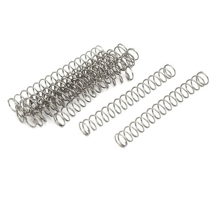 0.5mmx6mmx50mm 304 Stainless Steel Compression Springs Silver Tone 10pcs
0.5mmx6mmx50mm 304 Stainless Steel Compression Springs Silver Tone 10pcs