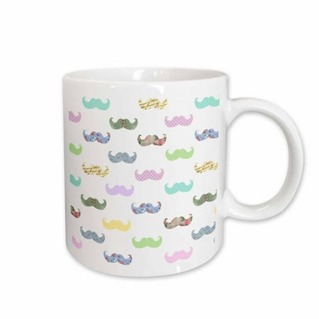 3dRose Girly floral mustache pattern pastel mustaches with shabby chic pink blue white flowers large print Ceramic Mug 15-ounce
3dRose Girly floral mustache pattern pastel mustaches with shabby chic pink blue white flowers large print Ceramic Mug 15-ounce