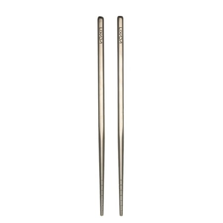 Lixada 1 Pair of Titanium Lightweight Ultra-strong Square Reusable Chopsticks with Carrying Pouch Camping Utensils Outdoor 195mm/230mm
Lixada 1 Pair of Titanium Lightweight Ultra-strong Square Reusable Chopsticks with Carrying Pouch Camping Utensils Outdoor 195mm/230mm