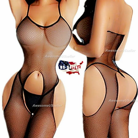 Bodystocking Lingerie Bodysuit Sleepwear Stocking Thigh-Highs Nightwear Sexy Set