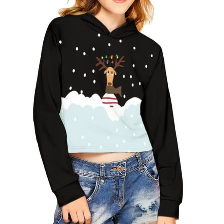 Renewold Winter Snowy Elk Graphic Hoodies for Teen Girls 13-14 Years Crop Long Sleeve Tops Sweatshirts Cold Weather Street Outwear Jacket
Renewold Winter Snowy Elk Graphic Hoodies for Teen Girls 13-14 Years Crop Long Sleeve Tops Sweatshirts Cold Weather Street Outwear Jacket
