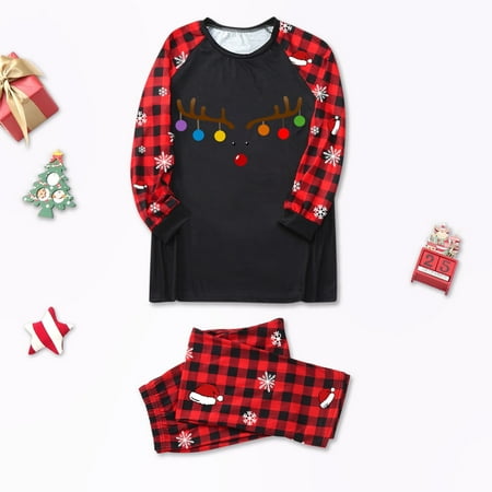 Christmas Gifts Daddy Dad Sleepwear for Christmas Family Matching Pajamas Cute Big Headed Deer Print Pjs Plaid Long Sleeve Tops And Pants Soft Casusal Holiday Sleepwear Polyester Black Xl
Christmas Gifts Daddy Dad Sleepwear for Christmas Family Matching Pajamas Cute Big Headed Deer Print Pjs Plaid Long Sleeve Tops And Pants Soft Casusal Holiday Sleepwear Polyester Black Xl