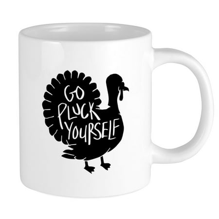 CafePress - Go Pluck Yourself - 20 oz Ceramic Mega Mug