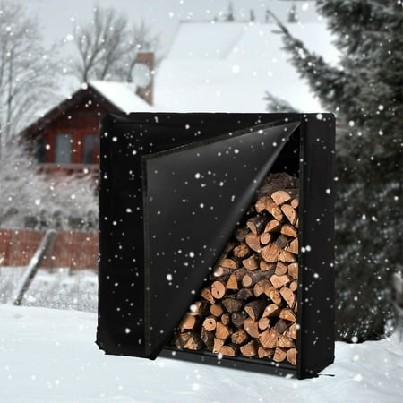 FETCOI 4FT Metal Firewood Log Rack with Waterproof Cover Steel Holder Outdoor & Indoor
FETCOI 4FT Metal Firewood Log Rack with Waterproof Cover Steel Holder Outdoor & Indoor