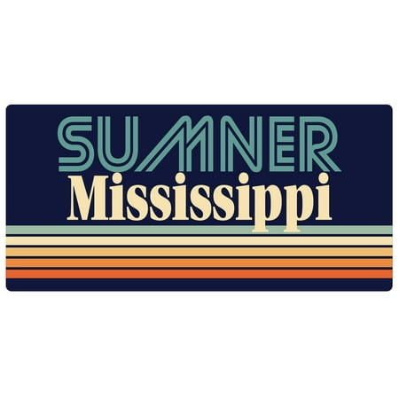 Sumner Mississippi 5 x 2.5-Inch Fridge Magnet Retro Design