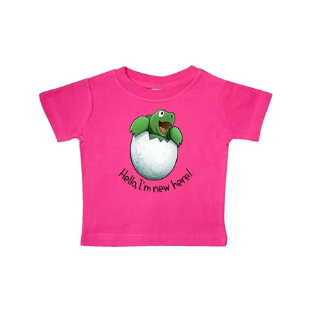 Inktastic Hello I m New Here Cute Baby Turtle Gift Baby Boy or Baby Girl T-Shirt
Inktastic Hello I m New Here Cute Baby Turtle Gift Baby Boy or Baby Girl T-Shirt