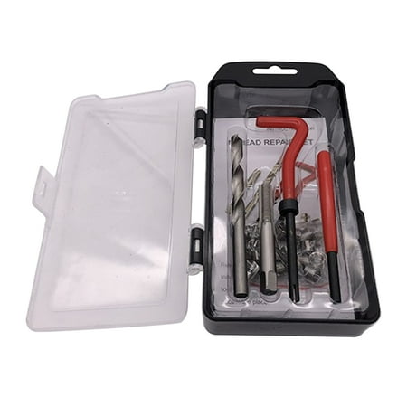 Yim 15Pcs/Set M14x1.5 Thread Repair Kit Anti-deformation Electroplating Evenly Forced Curved Handle Carbon Steel Thread Repair Set fo
Yim 15Pcs/Set M14x1.5 Thread Repair Kit Anti-deformation Electroplating Evenly Forced Curved Handle Carbon Steel Thread Repair Set fo