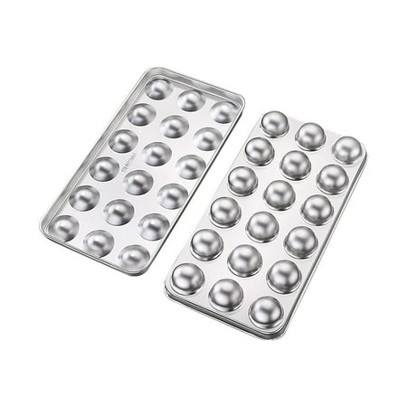 Vikakiooze Ice Tray Mold Ice Hockey Tool Ice Tray Box Stainless Steel Ice Tray