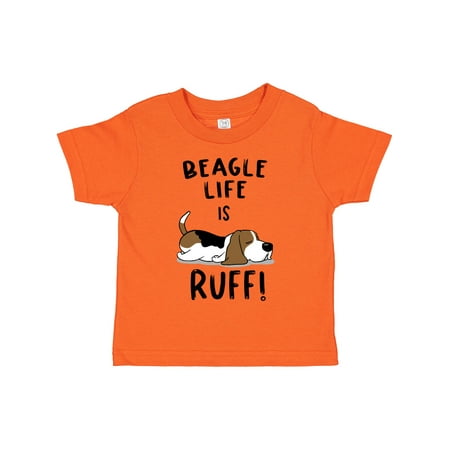 Inktastic Beagle Life is Ruff! Gift Toddler Boy or Toddler Girl T-Shirt