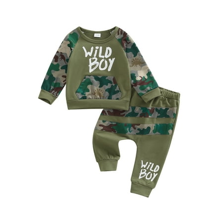 Green Camouflage Pullover Set for Toddler Baby Long Sleeve Round Neck Top and Jogger Pants Fall Set
Green Camouflage Pullover Set for Toddler Baby Long Sleeve Round Neck Top and Jogger Pants Fall Set
