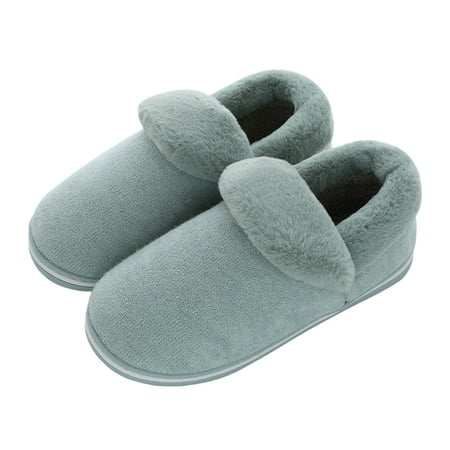 NICEXMAS Winter Warm Slippers Cover Heel Slippers Thicken Plush Slippers Skid Resistance Slippers (Green Size 37-38 for Women)
NICEXMAS Winter Warm Slippers Cover Heel Slippers Thicken Plush Slippers Skid Resistance Slippers (Green Size 37-38 for Women)