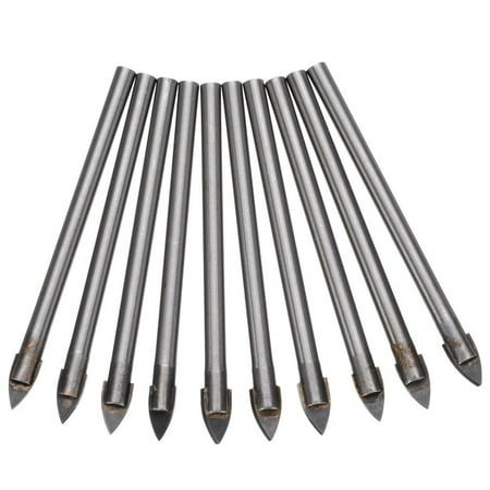 Leke 10pcs 6mm Tip Glass Ceramic Tile Drill Bits Head Tungsten Carbide Drilling Bit
Leke 10pcs 6mm Tip Glass Ceramic Tile Drill Bits Head Tungsten Carbide Drilling Bit