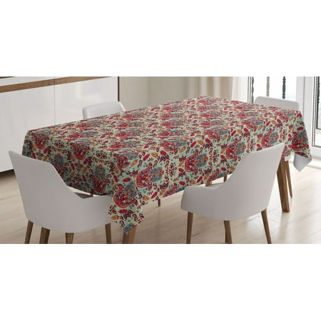 Hamsa Tablecloth Ornamental Pattern Colorful Sketch Design Rectangle Satin Table Cover Accent for Dining Room and Kitchen 52 X 70 Multicolor by Ambesonne
Hamsa Tablecloth Ornamental Pattern Colorful Sketch Design Rectangle Satin Table Cover Accent for Dining Room and Kitchen 52 X 70 Multicolor by Ambesonne