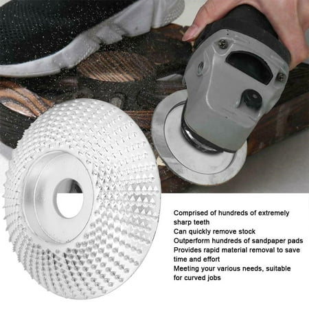 Ymiko Shaping Disc 85mm Grinding Arc Disc Silver Shaping Sanding Wheel Woodworking Rotating Tool Angle Grinder Accessories Steel Abrasive Disc
Ymiko Shaping Disc 85mm Grinding Arc Disc Silver Shaping Sanding Wheel Woodworking Rotating Tool Angle Grinder Accessories Steel Abrasive Disc
