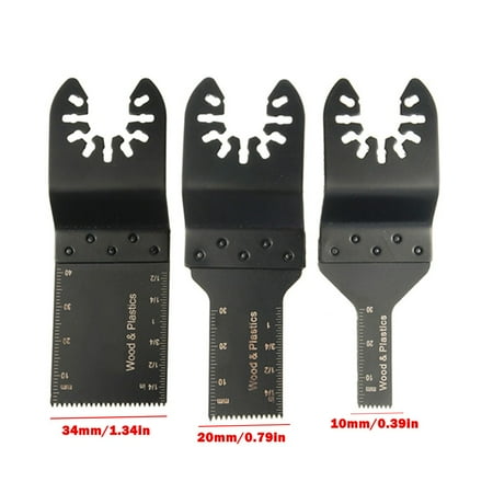 Nomik Saw Blades Oscillating Plastic Set 10/20/34mm 3pcs Accessories Cutting