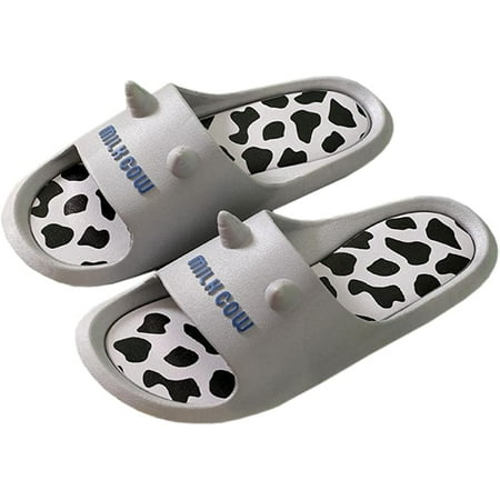 PIKADINGNIS Milk Cow Slippers Non-Slip Lightweight Quick Drying Slippers for Bathroom Womens Slippers
PIKADINGNIS Milk Cow Slippers Non-Slip Lightweight Quick Drying Slippers for Bathroom Womens Slippers