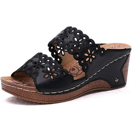 Women s Summer Hollow Flower Wedge Sandals Waterproof Platform Flip-Flop Beach Shoes
Women s Summer Hollow Flower Wedge Sandals Waterproof Platform Flip-Flop Beach Shoes