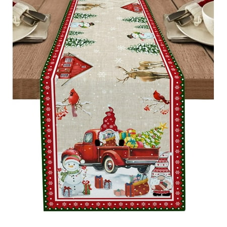 Christmas Snowman Snowflake Modern Table Runner Wedding Decor Linen Anti-Fouling Table Runner Dining Table Christmas Decorations
Christmas Snowman Snowflake Modern Table Runner Wedding Decor Linen Anti-Fouling Table Runner Dining Table Christmas Decorations