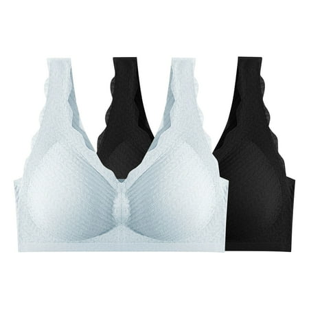 QWERTYU Womens T Shirt Bra Everyday Minimizer Seamless No Underwire Bras Dark Gray XL 2 Pack
QWERTYU Womens T Shirt Bra Everyday Minimizer Seamless No Underwire Bras Dark Gray XL 2 Pack