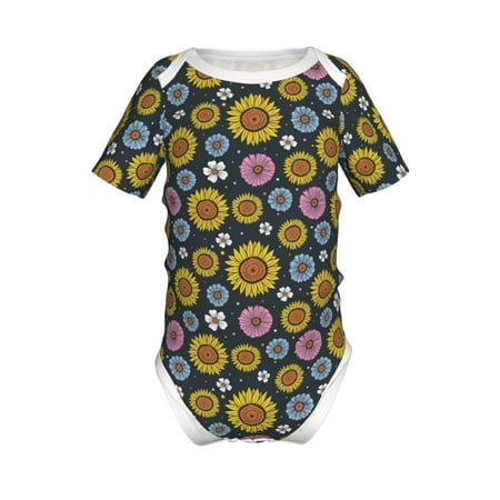 Gaeub Colorful Sunflowers Print Infant Climbing Onesie Toddler Outfit Newborn Baby Bodysuit Baby Boy Girl Clothes -9M
Gaeub Colorful Sunflowers Print Infant Climbing Onesie Toddler Outfit Newborn Baby Bodysuit Baby Boy Girl Clothes -9M