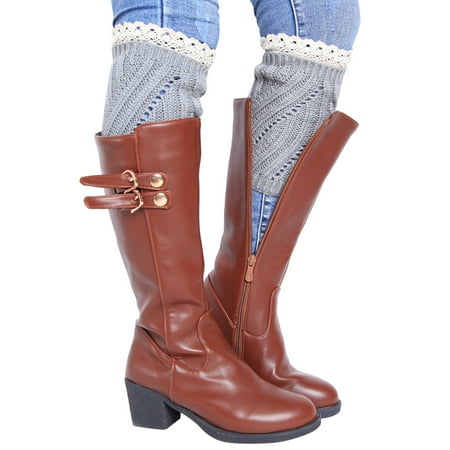 Veki Women Casual Autumn And Winter Twist Hollow Knit Lace Warm Knee Pad Socks Stockings Garter Belt
Veki Women Casual Autumn And Winter Twist Hollow Knit Lace Warm Knee Pad Socks Stockings Garter Belt