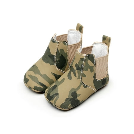 Ritualay Infant Baby Boots Soft Sole Ankle Boot Pull On Crib Shoes Non-slip Cute Slippers Booties Indoor Daily Elastic Walking Shoe Camouflage Green 3C
Ritualay Infant Baby Boots Soft Sole Ankle Boot Pull On Crib Shoes Non-slip Cute Slippers Booties Indoor Daily Elastic Walking Shoe Camouflage Green 3C