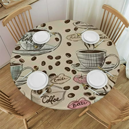 HAOXIT Espresso Machine Round Fitted Table Cover Elastic Edge Circle Tablecloth for Outdoor Dining Party Holiday Fits Round Table 31-35
HAOXIT Espresso Machine Round Fitted Table Cover Elastic Edge Circle Tablecloth for Outdoor Dining Party Holiday Fits Round Table 31-35