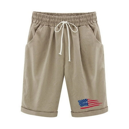 YanHoo Women s Summer Bermuda Shorts Independence Day High Waist Pants Cotton Linen Straight Shorts with Pockets
YanHoo Women s Summer Bermuda Shorts Independence Day High Waist Pants Cotton Linen Straight Shorts with Pockets
