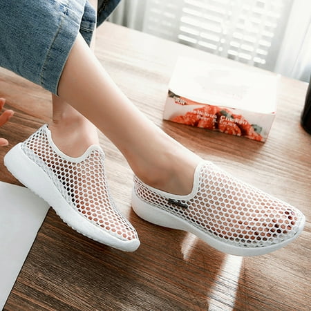 ZHELIYO Women s sandals Women Hollow Out Mesh Breathable Sneakers Summer Soft Comfortable Slip On Shoes White 8
ZHELIYO Women s sandals Women Hollow Out Mesh Breathable Sneakers Summer Soft Comfortable Slip On Shoes White 8