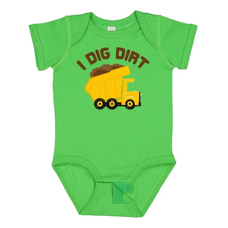 Inktastic I Dig Dirt Gift Baby Boy or Baby Girl Bodysuit