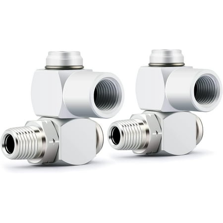 Air Hose Fittings 1/4 NPT 360 Degree Swivel Air Hose Connector 1/4 Inch Industrial Swivel Portable Aluminum Air Tool Adapter(2 Pieces)
Air Hose Fittings 1/4 NPT 360 Degree Swivel Air Hose Connector 1/4 Inch Industrial Swivel Portable Aluminum Air Tool Adapter(2 Pieces)