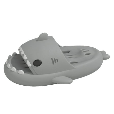 Unisex Shark Slides Sandals Spa Slippers Cute Non Slip Beach Shower Couple Shoes Eva slipper for Women Grey
Unisex Shark Slides Sandals Spa Slippers Cute Non Slip Beach Shower Couple Shoes Eva slipper for Women Grey