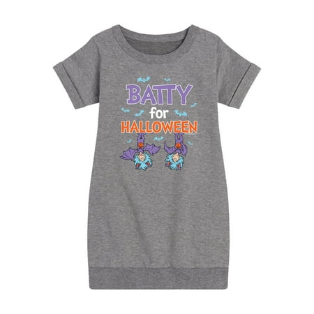 Dr. Seuss - Batty For Halloween - Toddler And Youth Girls Fleece Dress