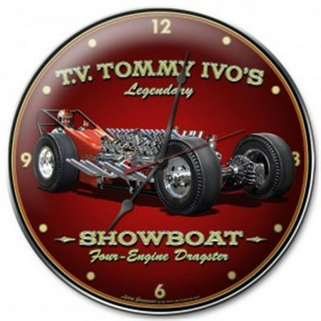 14 in. Tommy Ivo Dragster Clock