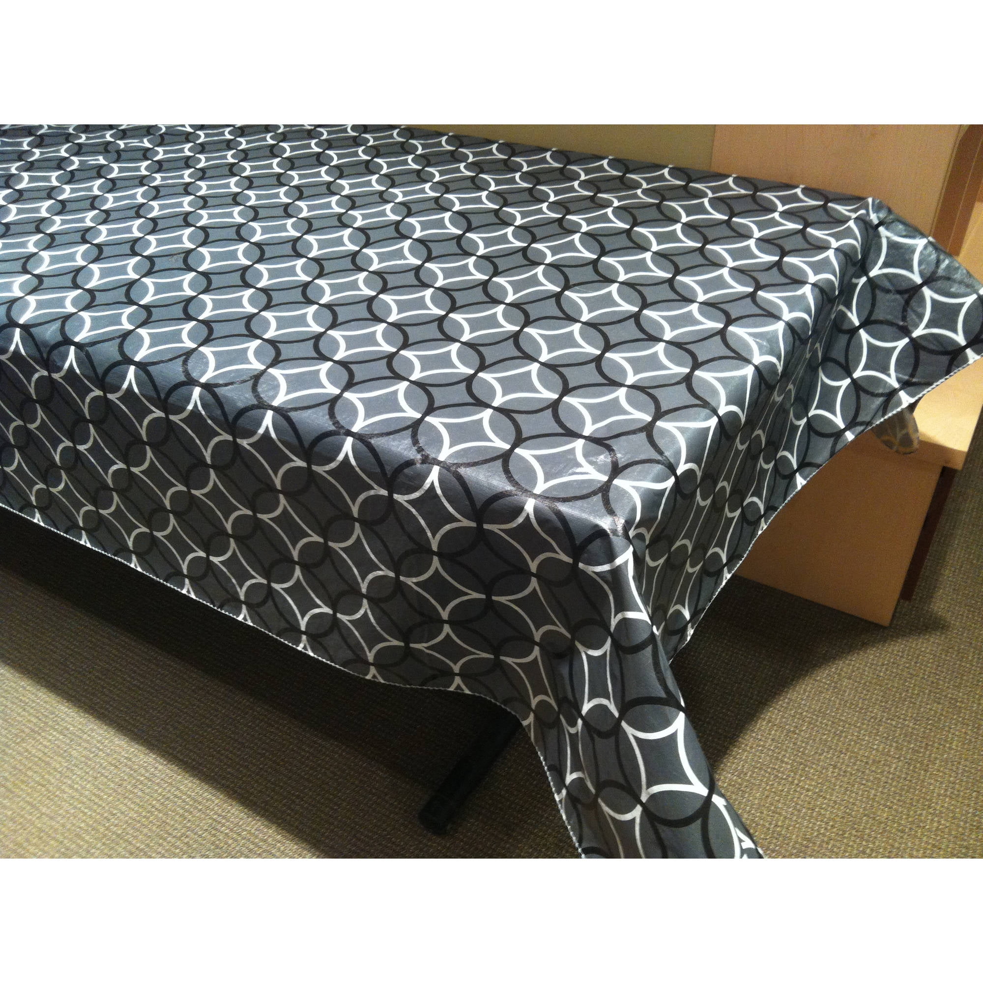 Mainstays Southwest Vinyl Tablecloth, Brown