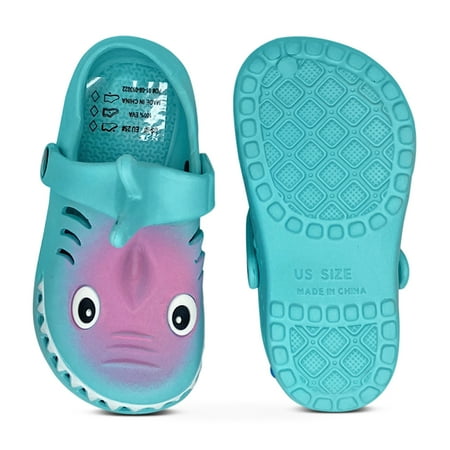 NORTY Toddler Girls Comfort Clogs Female Ankle Strap Sandals Mint Pink Shark
NORTY Toddler Girls Comfort Clogs Female Ankle Strap Sandals Mint Pink Shark