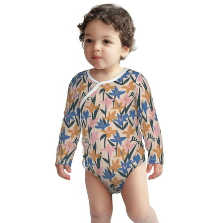 Fotbe Lilies Flowers Pattern Unisex-baby Long-sleeve Bodysuit Long Sleeve Bodysuits One-piece 100% Organic Cotton for Infant Baby Boys Unisex-2 Years
Fotbe Lilies Flowers Pattern Unisex-baby Long-sleeve Bodysuit Long Sleeve Bodysuits One-piece 100% Organic Cotton for Infant Baby Boys Unisex-2 Years