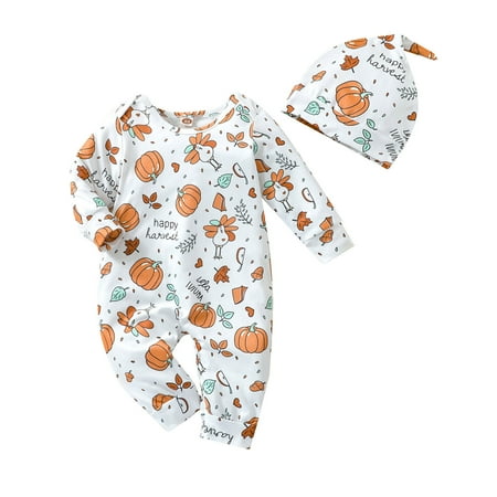 XINSHIDE Toddler Kids Girls Boys Infant Pumpkin Party Pumpkin Romper Jumpsuit Hat Set Cloths Baby Girl Clothes
XINSHIDE Toddler Kids Girls Boys Infant Pumpkin Party Pumpkin Romper Jumpsuit Hat Set Cloths Baby Girl Clothes