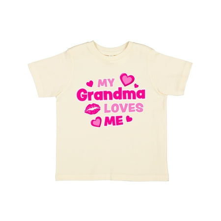 Inktastic My Grandma Loves Me with Hearts and Kiss Gift Toddler Boy or Toddler Girl T-Shirt
Inktastic My Grandma Loves Me with Hearts and Kiss Gift Toddler Boy or Toddler Girl T-Shirt
