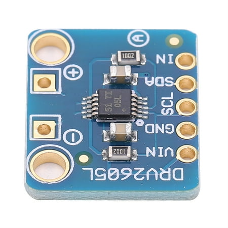 Motor Driver Module DRV2605L 18x17x2mm Controller Board for Haptic Buzzer Vibration
Motor Driver Module DRV2605L 18x17x2mm Controller Board for Haptic Buzzer Vibration