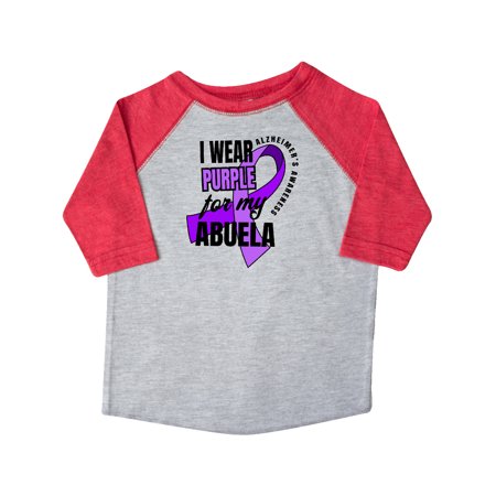 Inktastic Alzheimers Awareness I Wear Purple For My Abuela Gift Toddler Boy or Toddler Girl T-Shirt
Inktastic Alzheimers Awareness I Wear Purple For My Abuela Gift Toddler Boy or Toddler Girl T-Shirt