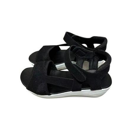SIMANLAN Womens Wedges Shoe Ankle Srap Wedge Sandal Magic Tape Platform Sandals Women Breathbale Casual Shoes Ladies Sport Black 8
SIMANLAN Womens Wedges Shoe Ankle Srap Wedge Sandal Magic Tape Platform Sandals Women Breathbale Casual Shoes Ladies Sport Black 8