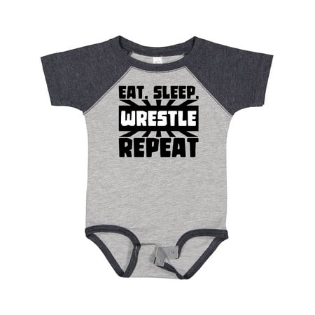 Inktastic Eat Sleep Wrestle Repeat Gift Baby Boy or Baby Girl Bodysuit
Inktastic Eat Sleep Wrestle Repeat Gift Baby Boy or Baby Girl Bodysuit