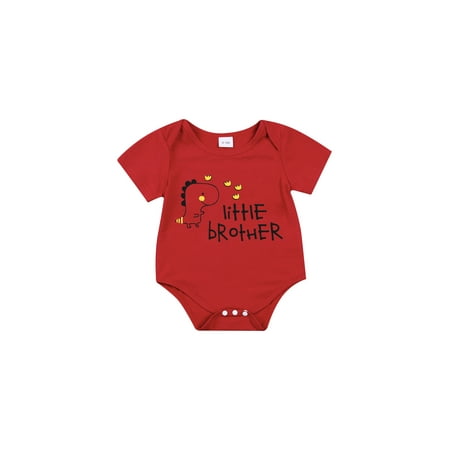 Binwwede Newborn Baby Boys Romper Short Sleeve Cartoon Dinosaur Print Bodysuit lovely Letter Print Jumpsuit MHX
Binwwede Newborn Baby Boys Romper Short Sleeve Cartoon Dinosaur Print Bodysuit lovely Letter Print Jumpsuit MHX