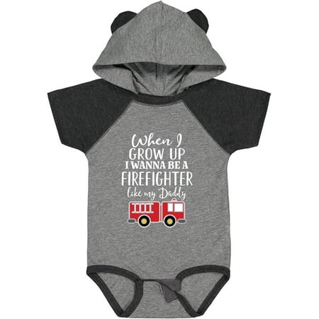 Inktastic Future Firefighter Like Daddy Gift Baby Boy Bodysuit