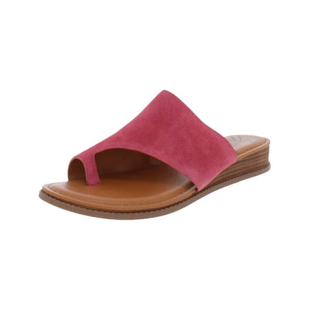 Zodiac Womens Giada Suede Slip On Slide Sandals