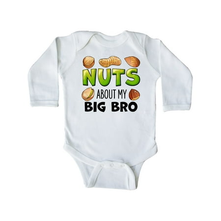 Inktastic Nuts About My Big Bro Peanut Almond Pistachio Gift Baby Boy or Baby Girl Long Sleeve Bodysuit
Inktastic Nuts About My Big Bro Peanut Almond Pistachio Gift Baby Boy or Baby Girl Long Sleeve Bodysuit
